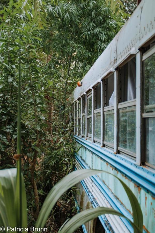 Las Pilas Rainbow Caravan Hostel מראה חיצוני תמונה